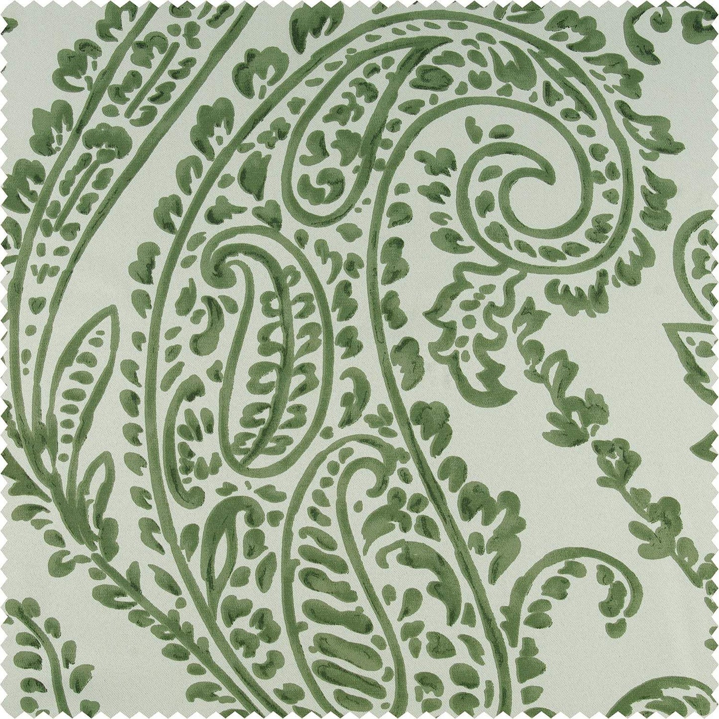 Tea Time Green Roman Shade