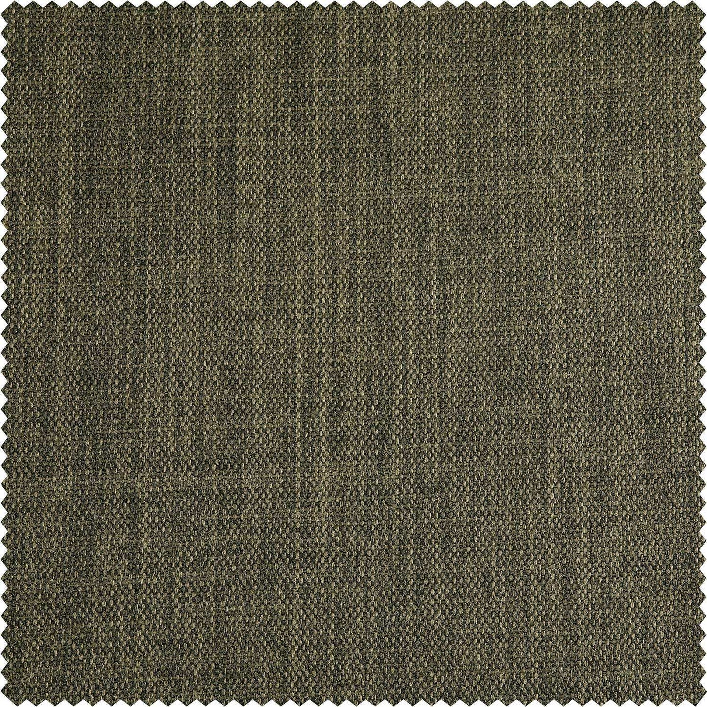 Tuscany Green Textured Faux Linen Roman Shade