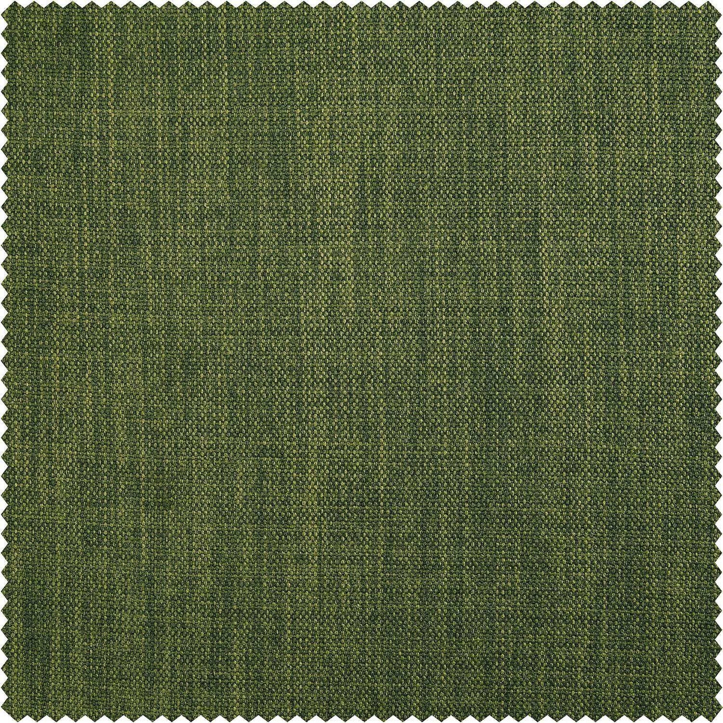 Key Green Textured Faux Linen Roman Shade