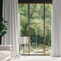 Lighthouse White Urban Lush Velvet Custom Curtain - HalfPriceDrapes.com
