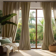 Museum Taupe Heritage Plush Velvet Custom Curtain - HalfPriceDrapes.com
