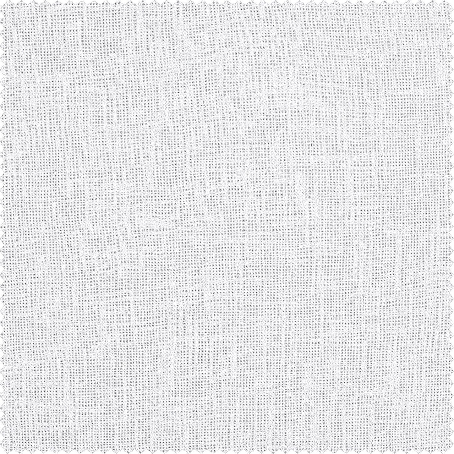 Rice White Heavy Faux Linen Roman Shade