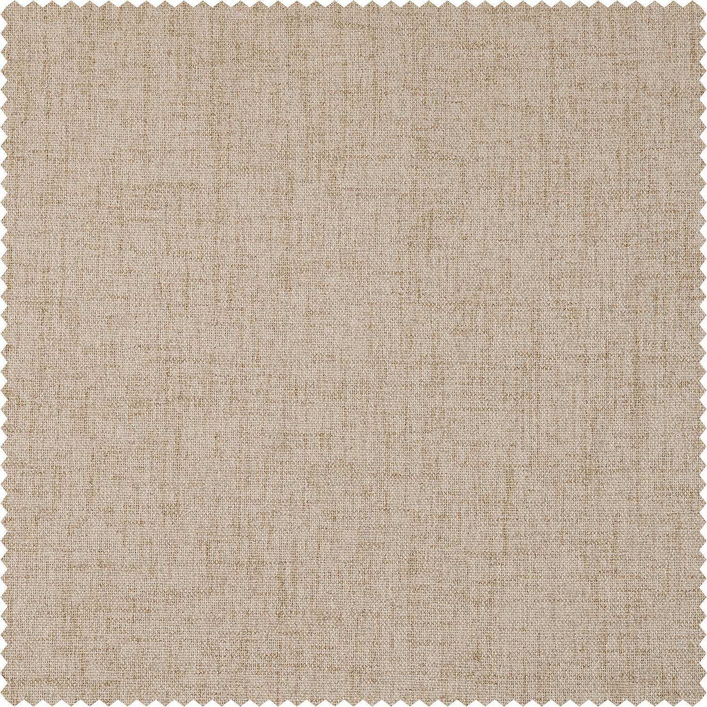 Light Tan Thermal Cross Linen Weave Roman Shade