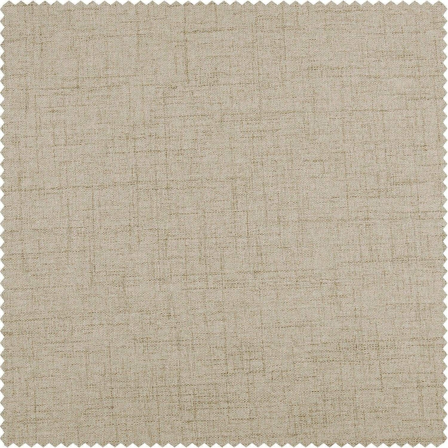 Light Tan Thermal Cross Linen Weave Custom Curtain