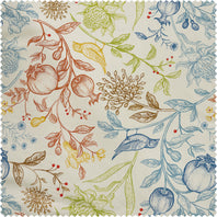 Fruit Manor Multi-Color Paisley Dune Cotton Textured Printed Fabric