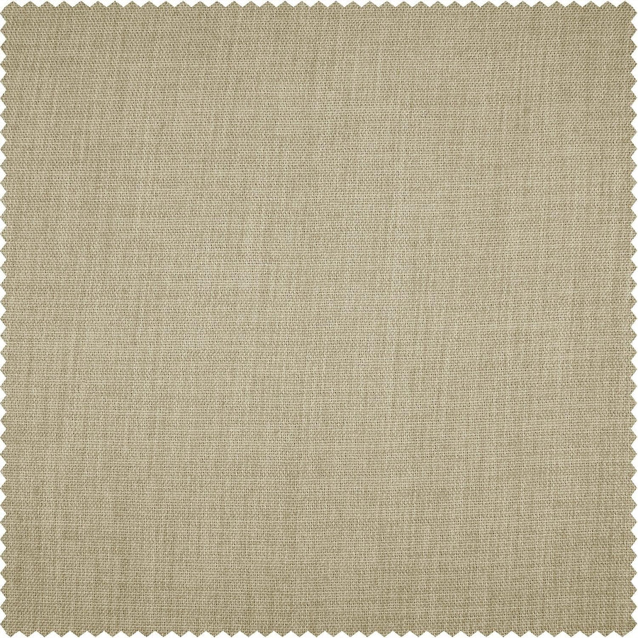 Thatched Tan Textured Faux Linen Custom Curtain - HalfPriceDrapes.com