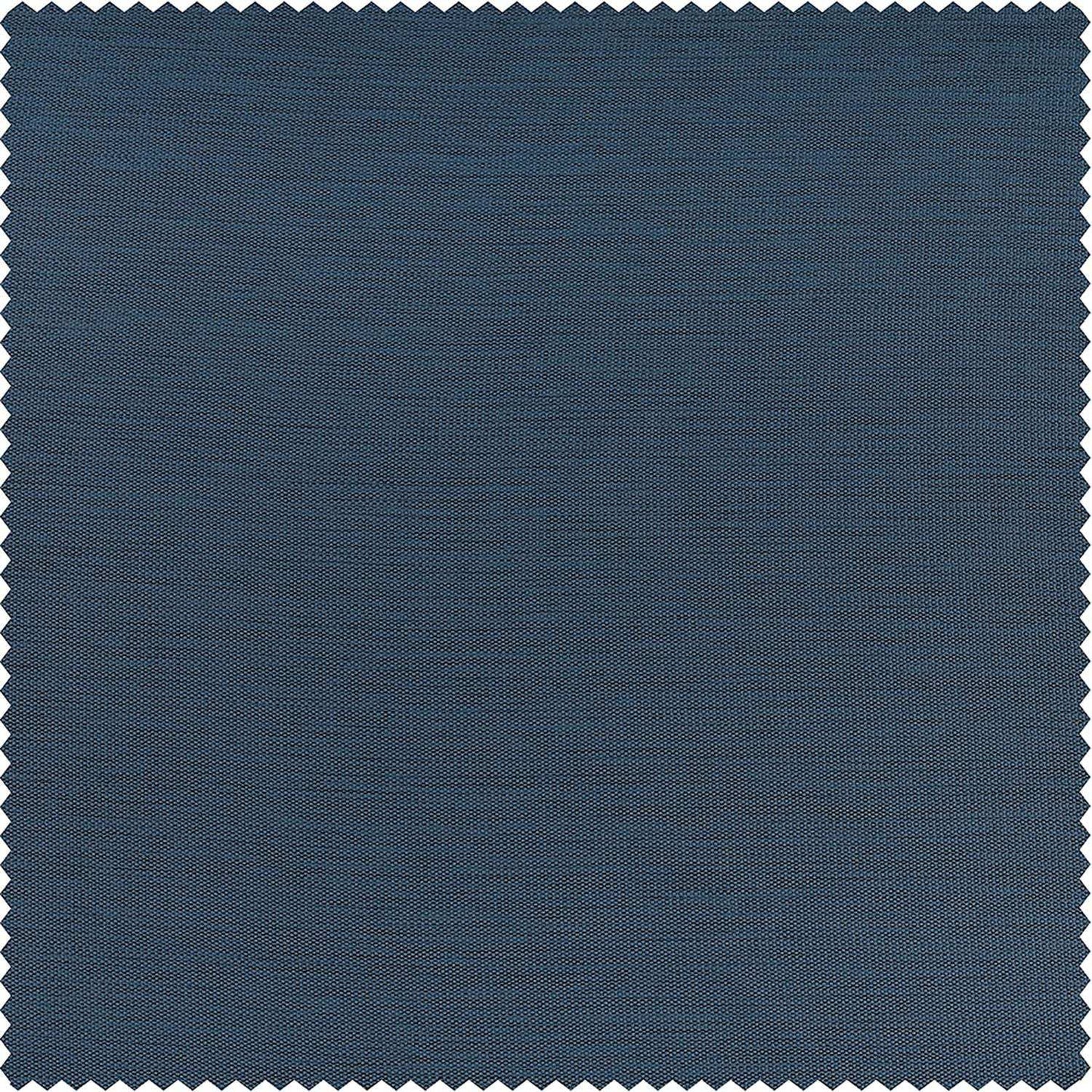 Wild Blue Textured Bellino Roman Shade