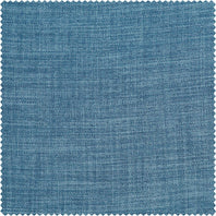 Denim Textured Faux Linen Swatch