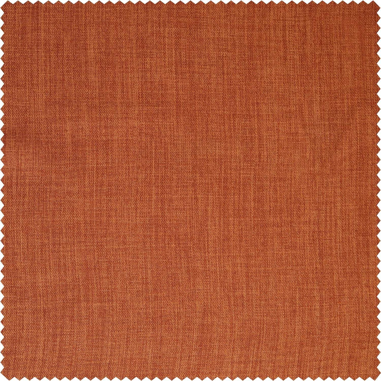 Desert Orange Textured Faux Linen Swatch