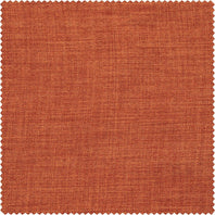 Desert Orange Textured Faux Linen Swatch