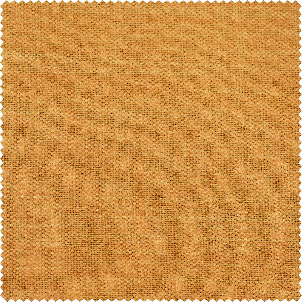 Close-up fabric swatch of a warm golden mustard textured faux linen featuring a rich woven texture and inviting earthy hue, perfect for adding warmth, character, and a bold designer-inspired touch to any space.