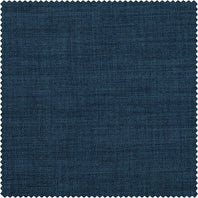 Indigo Textured Faux Linen Swatch