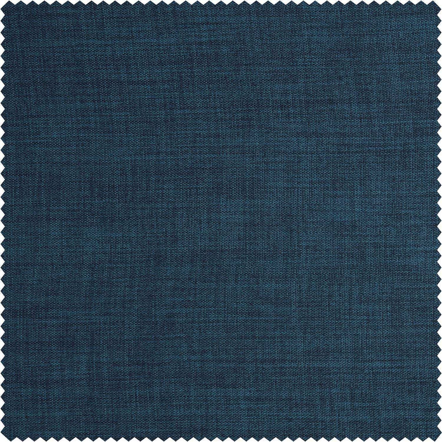 Indigo Textured Faux Linen Swatch