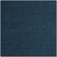 Indigo Textured Faux Linen Swatch