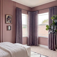 Iris Textured Faux Linen Custom Curtain