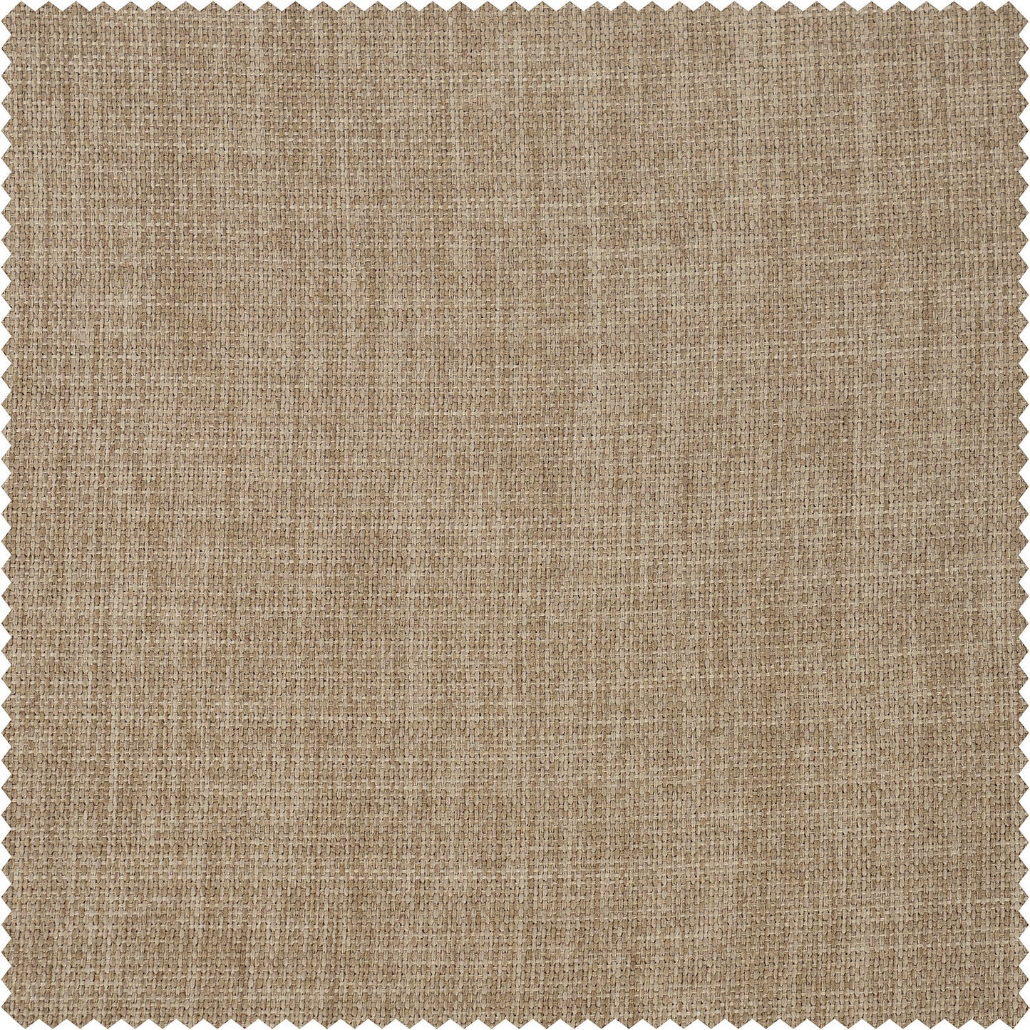 Nomad Tan Textured Faux Linen Custom Curtain