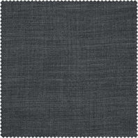 Dark Gravel Textured Faux Linen Swatch