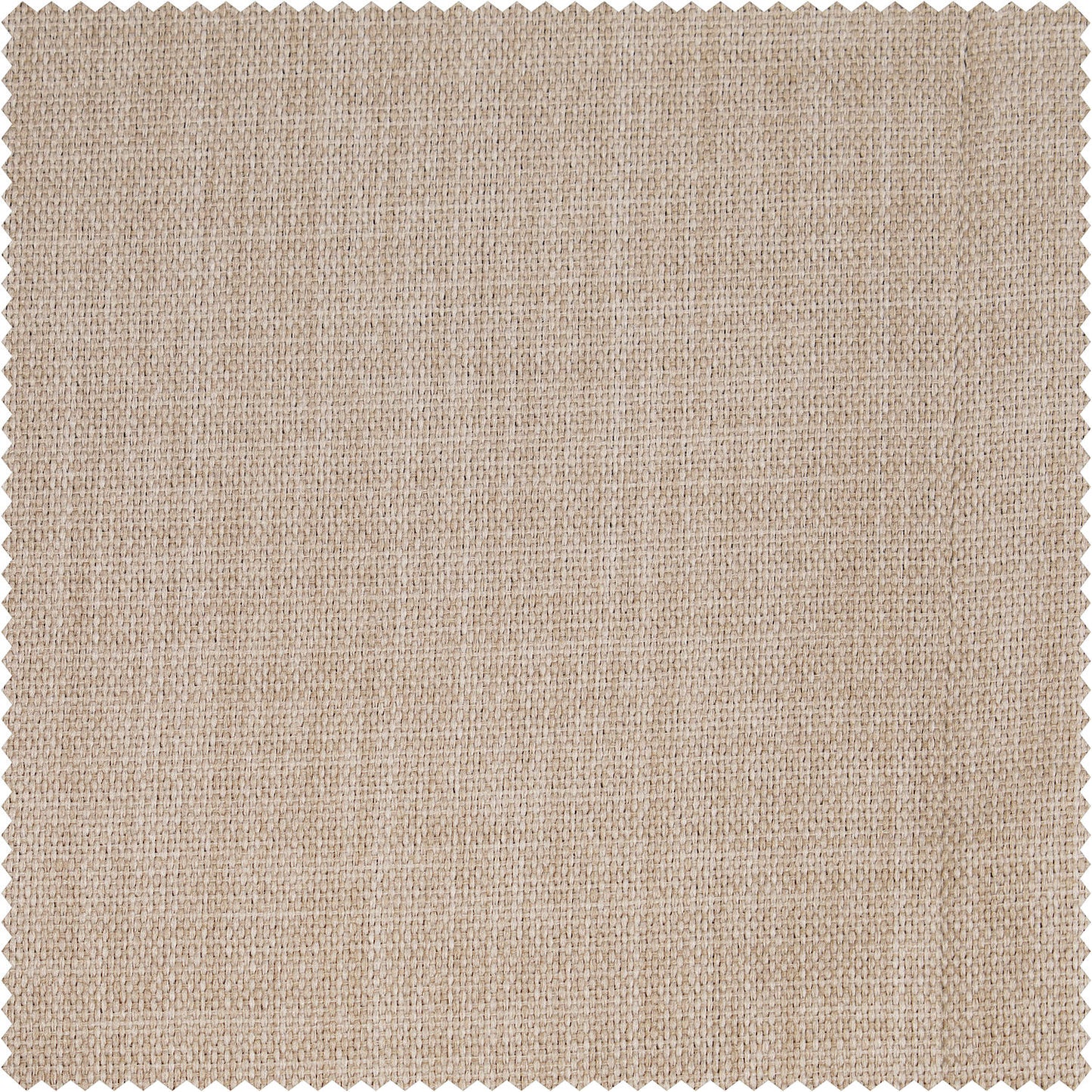 Thatched Tan Textured Faux Linen Custom Curtain
