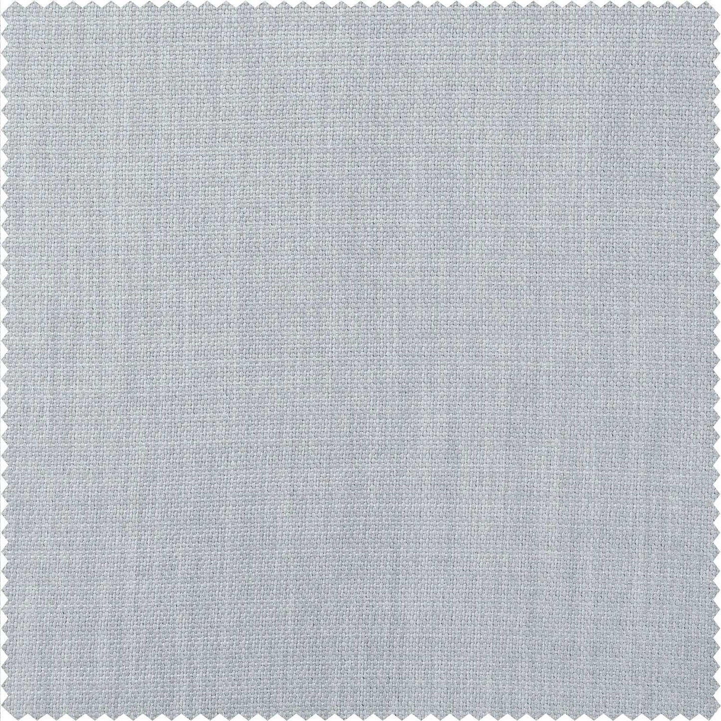 Heather Grey Textured Faux Linen Custom Curtain