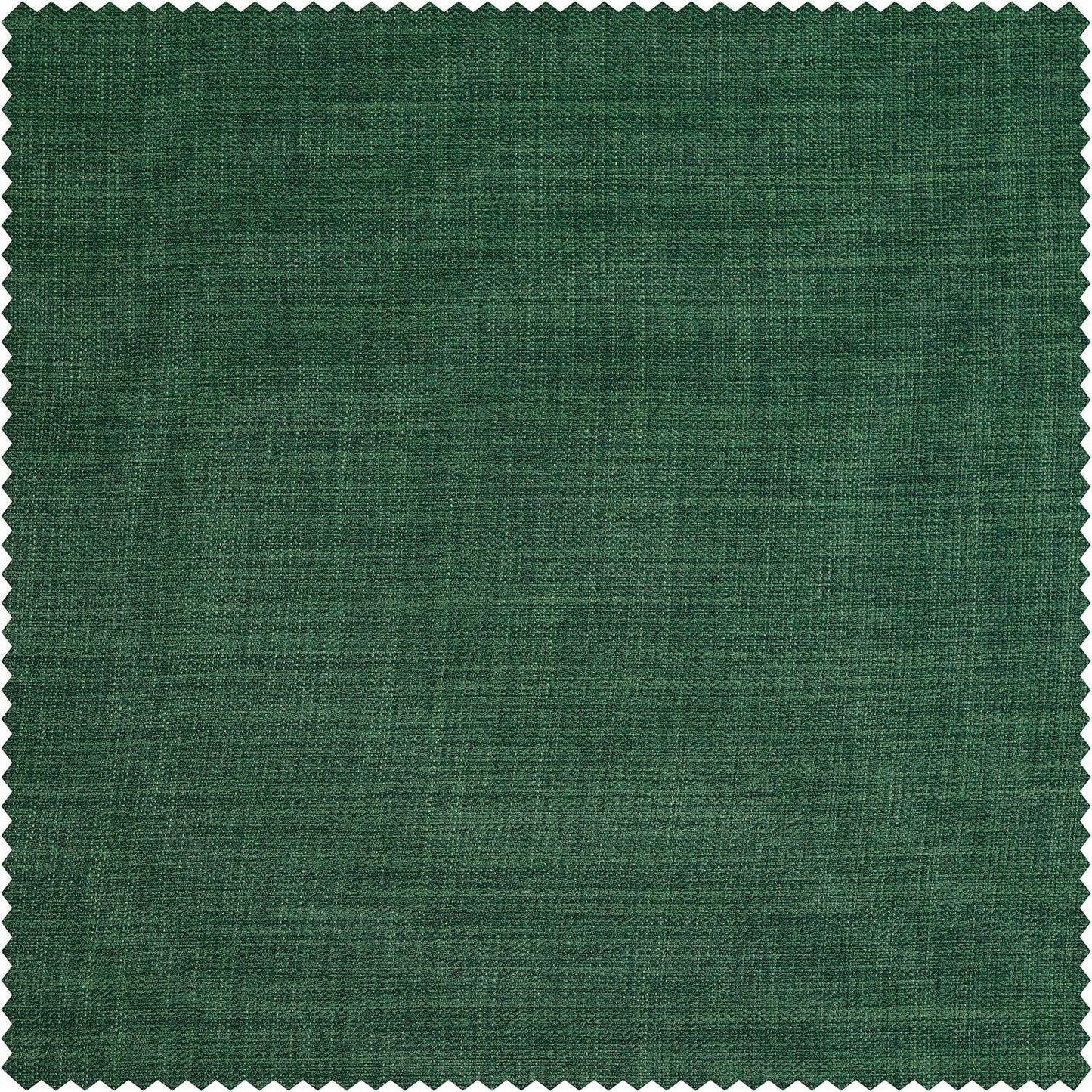 Key Green Textured Faux Linen Swatch