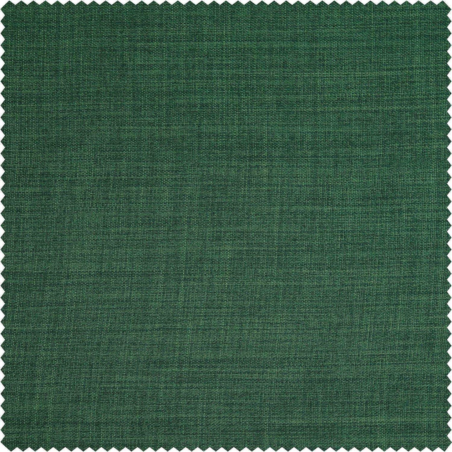 Key Green Textured Faux Linen Swatch