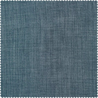 Reverie Blue Textured Faux Linen Swatch