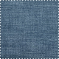 Reverie Blue Textured Faux Linen Swatch