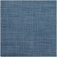 Reverie Blue Textured Faux Linen Swatch