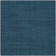 Story Blue Textured Faux Linen Swatch