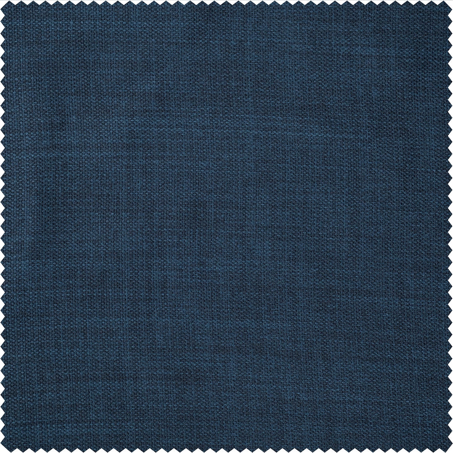 Nightfall Navy Textured Faux Linen Swatch
