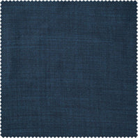 Nightfall Navy Textured Faux Linen Swatch