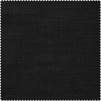 Essential Black Textured Faux Linen Swatch