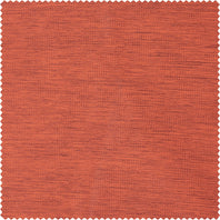 Persimmon Bellino Textured Faux Linen Swatch