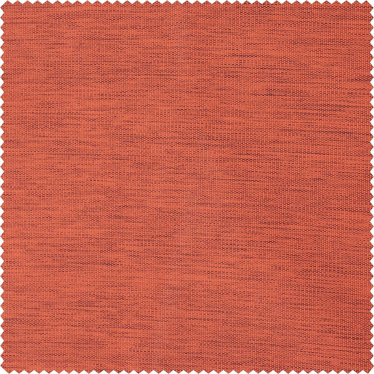 Persimmon Bellino Textured Faux Linen Custom Curtain