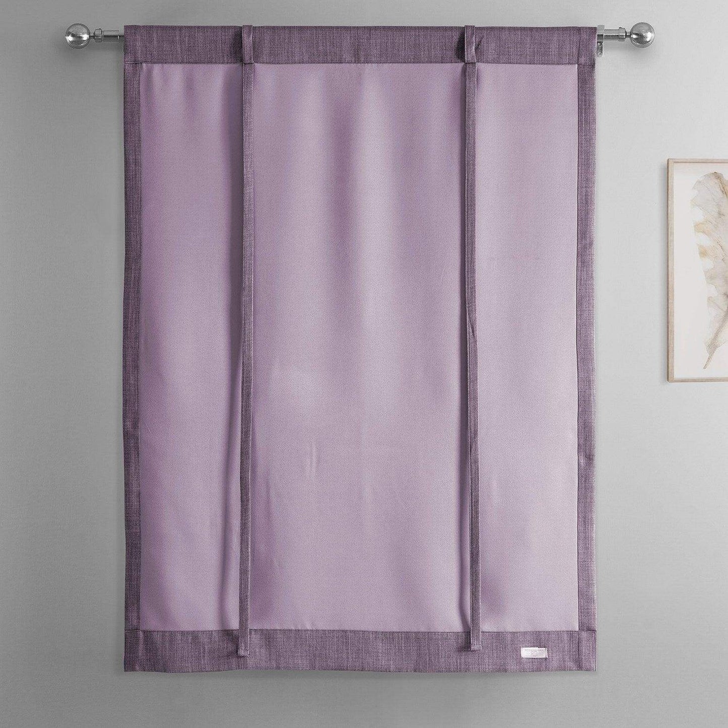 Iris Textured Faux Linen Tie-Up Window Shade - HalfPriceDrapes.com