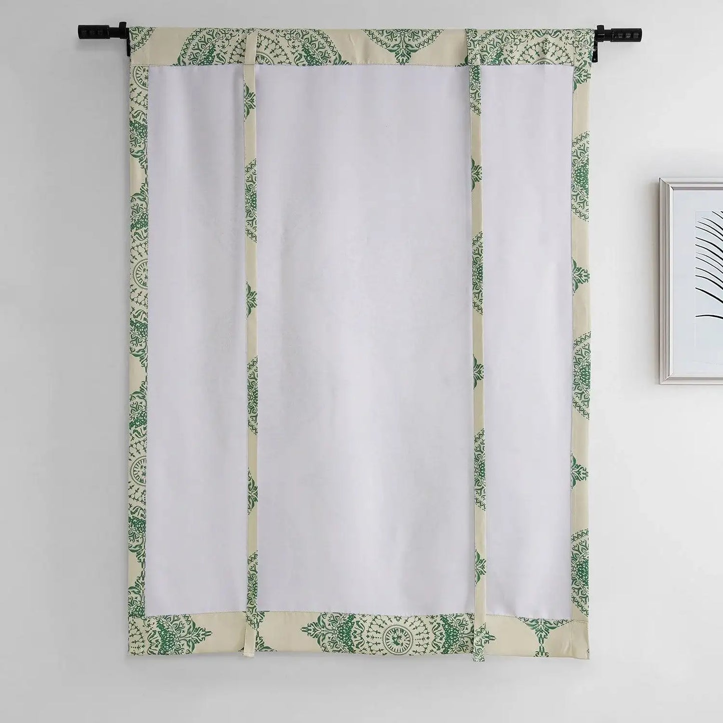 Henna Clover Emblem Tie-Up Window Shade - HalfPriceDrapes.com