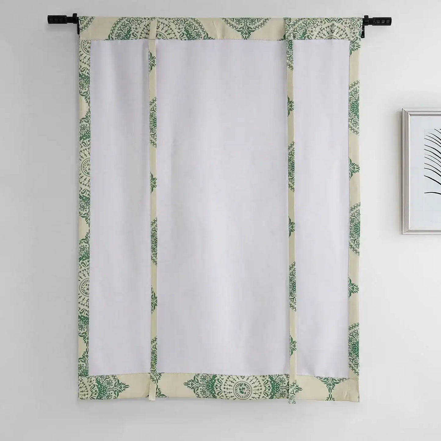 Henna Clover Emblem Tie-Up Window Shade - HalfPriceDrapes.com