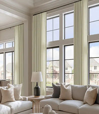 Barley Heavy Faux Linen Custom Curtain