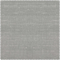 Mineral Grey Textured Dupioni Silk Swatch