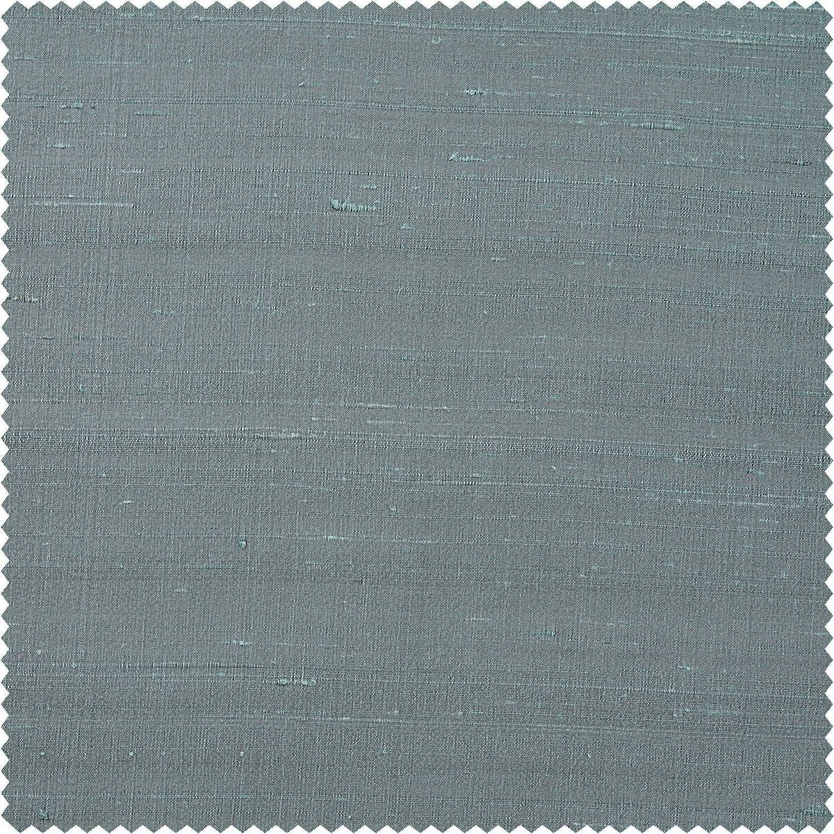 Mood Blue Textured Dupioni Silk Swatch