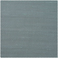 Mood Blue Textured Dupioni Silk Swatch