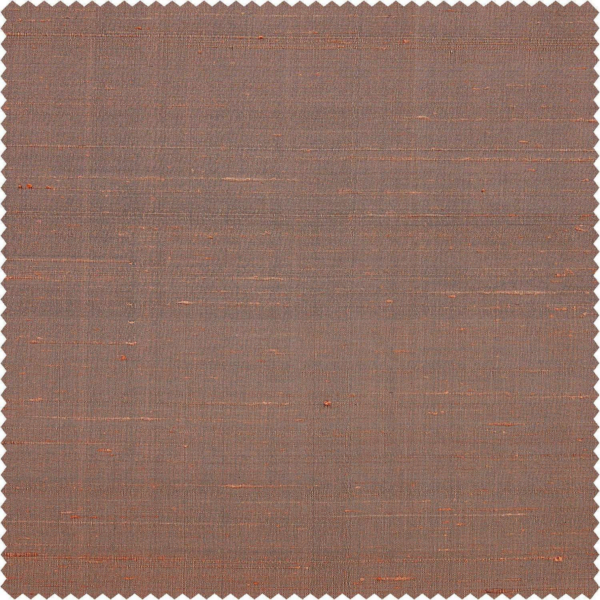 Sugar Maple Textured Dupioni Silk Swatch