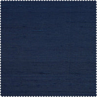 Navy Textured Dupioni Silk Swatch