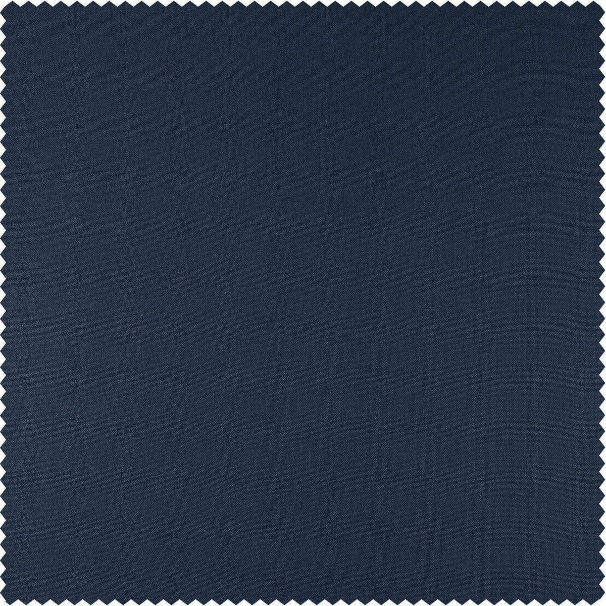 Noble Navy Dune Textured Cotton Custom Curtain - HalfPriceDrapes.com