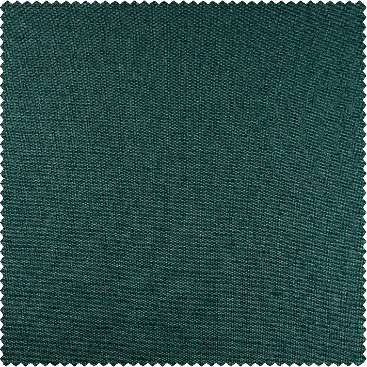 Dark Teal Dune Textured Cotton Custom Curtain - HalfPriceDrapes.com