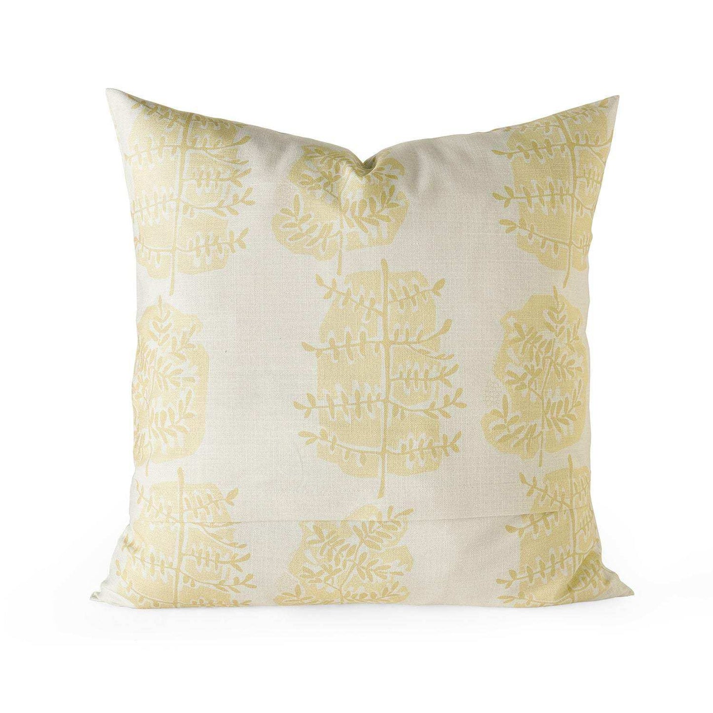 Lucky Leaf Mushroom Floral Textured Printed Cotton Cushion Covers - Pair