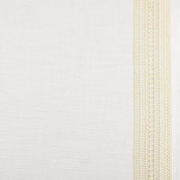 Stony Moasic White Bordered Modern Hampton Textured Cotton Swatch