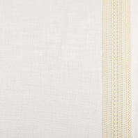 Stony Moasic White Bordered Modern Hampton Textured Cotton Swatch