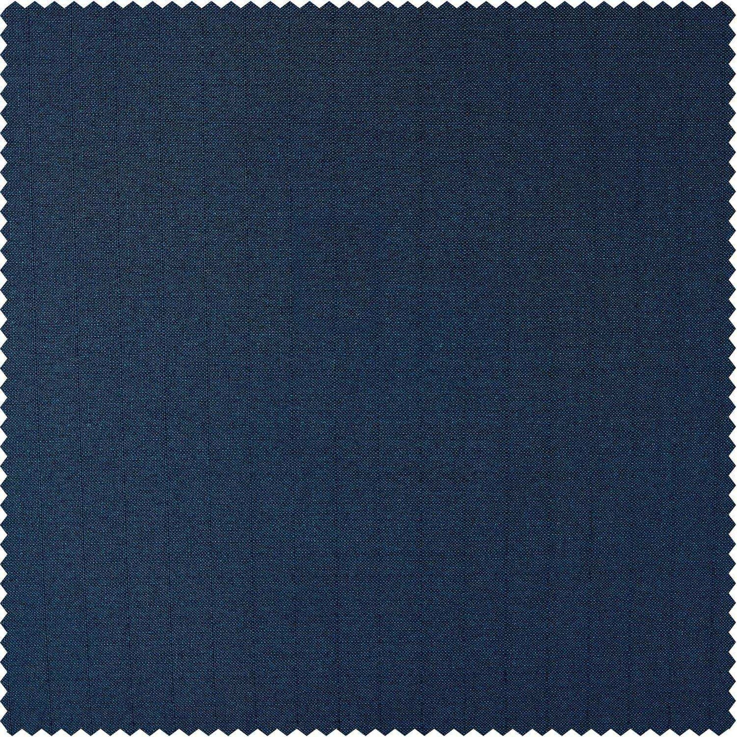 Deep Blue Dobby Linen Swatch - HalfPriceDrapes.com