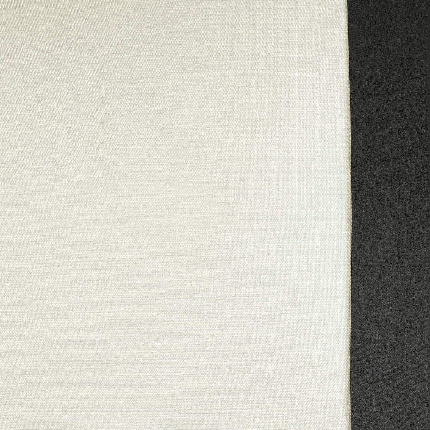Off-White & Graphite Fresh Pop Dobby Linen Swatch - HalfPriceDrapes.com